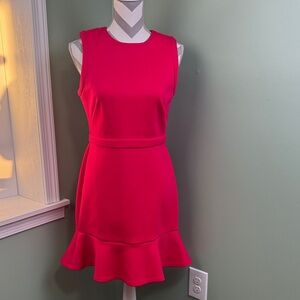 NWT LOFT Bright Pink Dress 8P